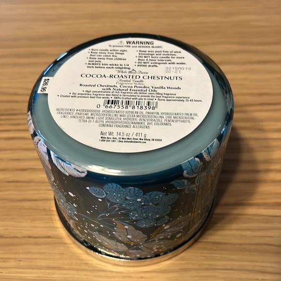 Bath & Body Works 3 Wick Candle. Cocoa Roasted Chestnuts. - Picture 3 of 3